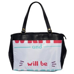 Writer Gift T- Shirt Just Write And Everything Will Be Alright T- Shirt Oversize Office Handbag by maxcute