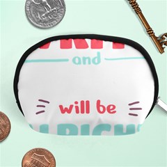 Writer Gift T- Shirt Just Write And Everything Will Be Alright T- Shirt Accessory Pouch (medium) by maxcute