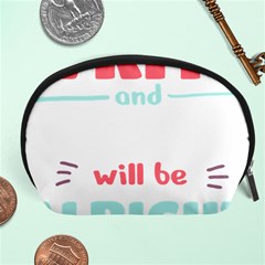 Writer Gift T- Shirt Just Write And Everything Will Be Alright T- Shirt Accessory Pouch (large) by maxcute