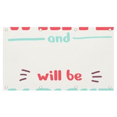 Writer Gift T- Shirt Just Write And Everything Will Be Alright T- Shirt Banner And Sign 7  X 4  by maxcute