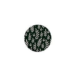 Leaves Foliage Plants Pattern 1  Mini Magnets by Ravend