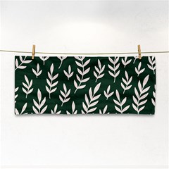 Leaves Foliage Plants Pattern Hand Towel by Ravend