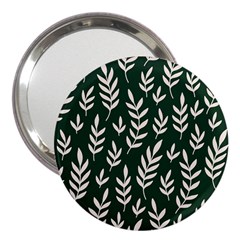 Leaves Foliage Plants Pattern 3  Handbag Mirrors