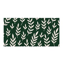 Leaves Foliage Plants Pattern Satin Wrap 35  X 70  by Ravend