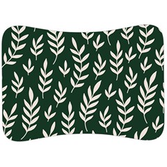 Leaves Foliage Plants Pattern Velour Seat Head Rest Cushion by Ravend