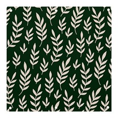 Leaves Foliage Plants Pattern Banner And Sign 3  X 3  by Ravend