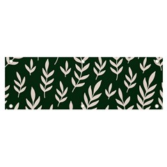 Leaves Foliage Plants Pattern Banner And Sign 6  X 2  by Ravend