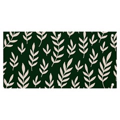 Leaves Foliage Plants Pattern Banner And Sign 6  X 3  by Ravend