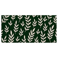 Leaves Foliage Plants Pattern Banner And Sign 8  X 4  by Ravend