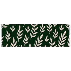 Leaves Foliage Plants Pattern Banner And Sign 12  X 4 