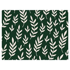 Leaves Foliage Plants Pattern Premium Plush Fleece Blanket (extra Small)