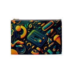 Abstract Pattern Background Cosmetic Bag (medium) by Ravend