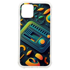 Abstract Pattern Background Iphone 12 Mini Tpu Uv Print Case	