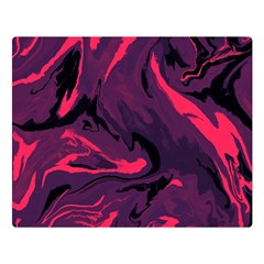 Abstract Pattern Texture Art One Side Premium Plush Fleece Blanket (large)