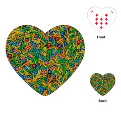 Sugar Ornament Sweet Snack Playing Cards Single Design (heart) by Ravend