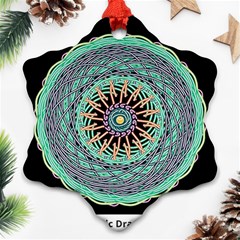 2023 02 08 18 04 00 Png 2023 02 08 18 05 16 Png Donuts Ornament (snowflake) by NeiceeBeazz