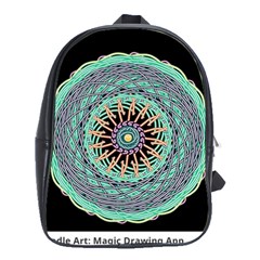 2023 02 08 18 04 00 Png 2023 02 08 18 05 16 Png Donuts School Bag (large) by NeiceeBeazz