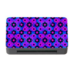 Bitesize Flowers Pearls And Donuts Strawberry Raspberry Blueberry Black Memory Card Reader With Cf by Mazipoodles