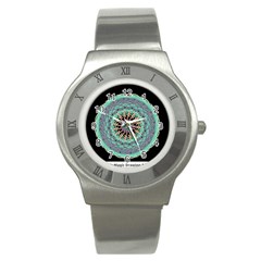 2023 02 08 18 04 00 Png 2023 02 08 18 05 16 Png Donuts Stainless Steel Watch by NeiceeBeazz