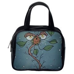 Fantasy Flower Drawing Classic Handbag (one Side) by dflcprintsclothing