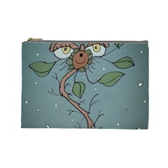 Fantasy Flower Drawing Cosmetic Bag (large) by dflcprintsclothing