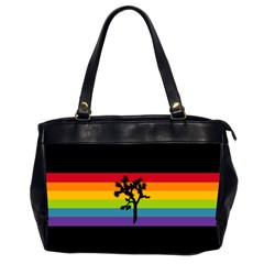 Joshua Tree Rainbow Oversize Office Handbag (two Sides)