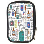 Medical Biology Detail Medicine Psychedelic Science Abstract Abstraction Chemistry Genetics Art Patt Compact Camera Leather Case Front