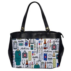 Medical Biology Detail Medicine Psychedelic Science Abstract Abstraction Chemistry Genetics Art Patt Oversize Office Handbag