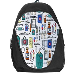 Medical Biology Detail Medicine Psychedelic Science Abstract Abstraction Chemistry Genetics Art Patt Backpack Bag