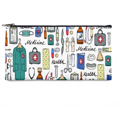 Medical Biology Detail Medicine Psychedelic Science Abstract Abstraction Chemistry Genetics Art Patt Pencil Case