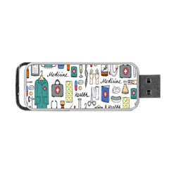 Medical Biology Detail Medicine Psychedelic Science Abstract Abstraction Chemistry Genetics Art Patt Portable Usb Flash (two Sides)