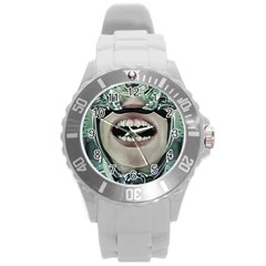 Cyborg At Surgery Round Plastic Sport Watch (l) by dflcprintsclothing