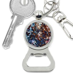 Brown Leaves Bottle Opener Key Chain by DinkovaArt