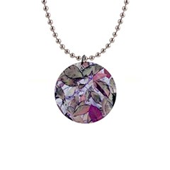 Leaves  1  Button Necklace by DinkovaArt