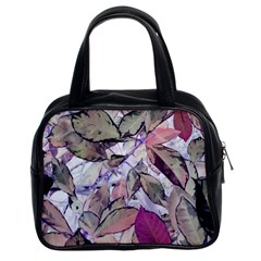 Leaves  Classic Handbag (two Sides) by DinkovaArt