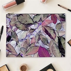 Leaves  Cosmetic Bag (xl) by DinkovaArt