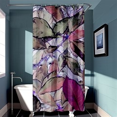 Leaves  Shower Curtain 36  X 72  (stall)  by DinkovaArt