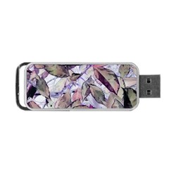 Leaves  Portable Usb Flash (one Side) by DinkovaArt