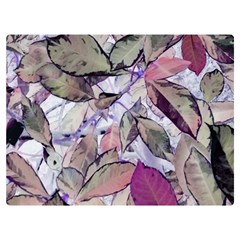 Leaves  Premium Plush Fleece Blanket (extra Small)