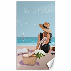 Rest By The Sea  Canvas 40  X 72  by SychEva