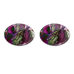 Leaves 21 Cufflinks (oval)