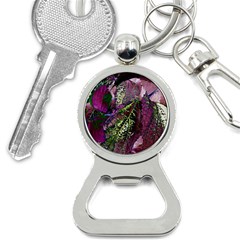 Leaves 21 Bottle Opener Key Chain by DinkovaArt