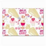 Desserts Pastries Baking Wallpaper Postcard 4 x 6  (Pkg of 10) Front