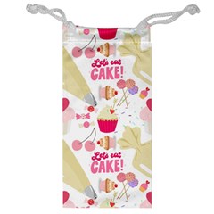 Desserts Pastries Baking Wallpaper Jewelry Bag by Ravend