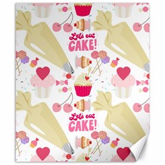 Desserts Pastries Baking Wallpaper Canvas 8  X 10  by Ravend