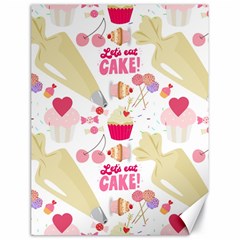 Desserts Pastries Baking Wallpaper Canvas 18  X 24  by Ravend