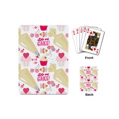 Desserts Pastries Baking Wallpaper Playing Cards Single Design (mini) by Ravend