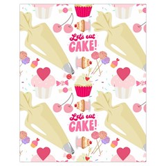 Desserts Pastries Baking Wallpaper Drawstring Bag (small) by Ravend