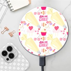 Desserts Pastries Baking Wallpaper Wireless Fast Charger(white) by Ravend