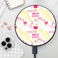 Desserts Pastries Baking Wallpaper Wireless Fast Charger(black)